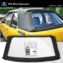 Lunette 205 cabriolet