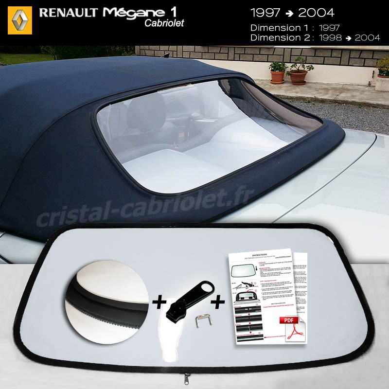 Lunette Megane cabriolet