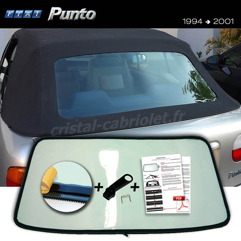 Lunette Fiat Punto cabriolet